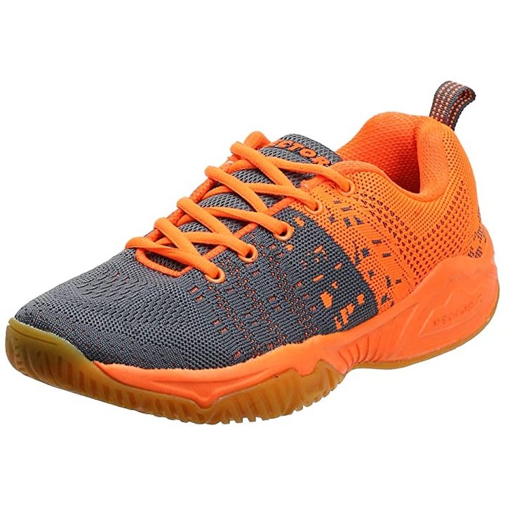 Vector X CS-2030 Court Shoes (Grey-Orange)