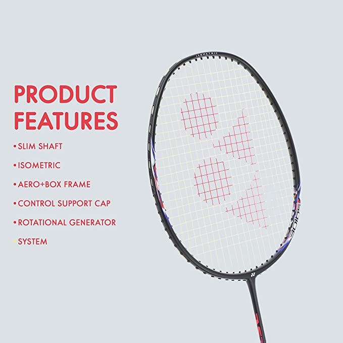 YONEX Astrox Lite 21i Graphite Black Strung badminton racquet