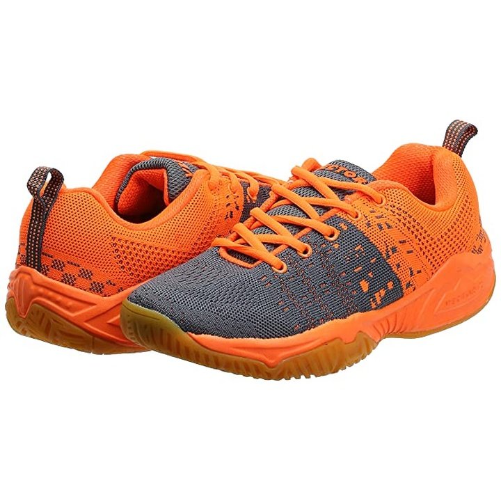 Vector X CS-2030 Court Shoes (Grey-Orange)