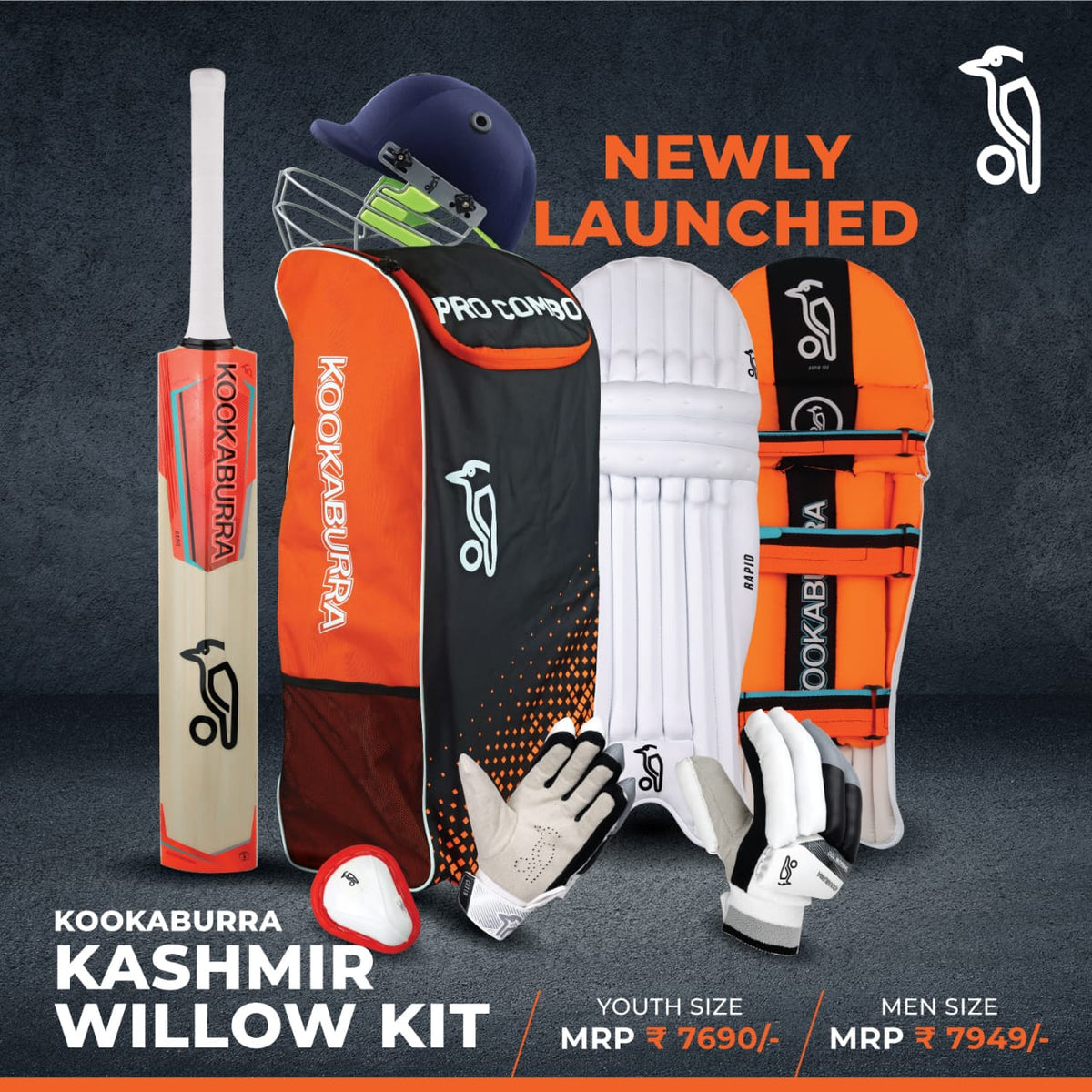 Kookaburra Kashmir Willow Cricket Kit